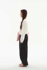 Mix logo sweatshirt - ivory