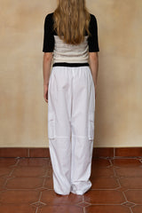 Daily pocket wide pants_ivory