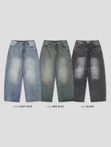 LMN ラボヴィンテージウィスカーデニムパンツ (3 colors)