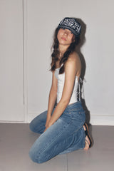 WASHED STITCH BALL CAP 