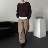 TR2511 Cotton Curved Wide Pants (3 colors)