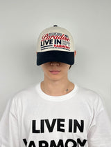 LIVE IN HARMONY CAP NAVY
