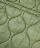 Women’s Collarless Quilted Jacket Olive