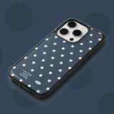 ホリデーエポキシバンパーケース (navy mini dot)