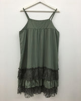 キャリッジサテンワンピース (3color)