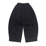 Temperature Stripe Balloon Denim