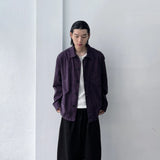 Muted Violet Shirt Jacket