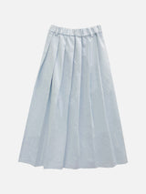 Luv Pintuck Banding Denim Skirt (2c)