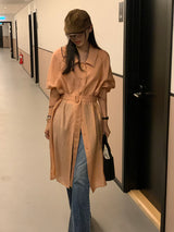 Lessder Organza ベルトドレス