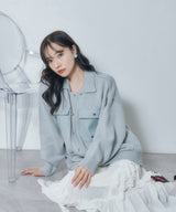 UNISEX ポケットニットジャケット