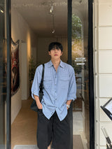 One four peaked stripe shirt