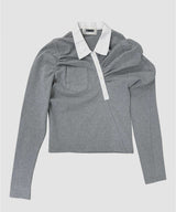 ASYMMETRIC POLO SHIRT