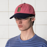 U LOGO TWO-TONE CAP / PINK