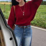 [BELLIDE MADE] Heartbeat, Basic Round Knitwear