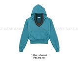 [SET] BUTTON V-HOODIE & HALTER
