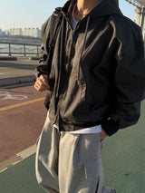 Oxford heavy hooded jacket