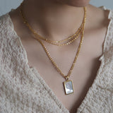Rhea Mother of Pearl Necklace (SIZE S)