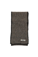 Stitch Wool Muffler [Gray]