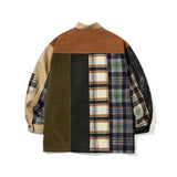 HALF-TURTLENECK MIX JACKET