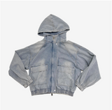 (Unisex) シティンウォッシングアノラックジップアップ