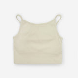 Tiam Crop Bra Top Beige