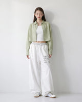 (W's) Dot Banding Wide Sweatpants