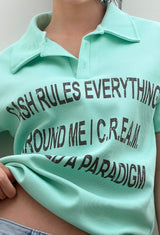 C.R.E.A.MスリムPKTシャツ