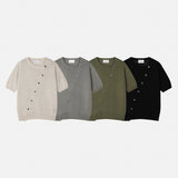 diagonal slick cardigan(4colors)