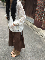 Ryoga Mesh Summer String Hood Zip-Up