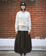 Symbol Logo Daily Round Cardigan_Cream