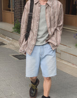 Breeze Cutoff Denim Bermuda Pants