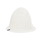VA Label Knit Tulip Hat / Cream