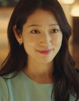 オパールハギー925シルバーフープピアスE047-01G (Worn by Jang Nara, Park Shin-hye, Yoon Se-ah, Kim Se-jung)