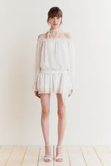 ANGEL HOOK DRESS white