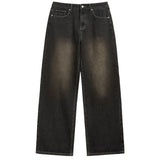 ベーシックデニムパンツ (dark black)