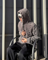 Moko Wool Hoodie (Gray)