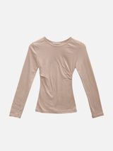 [Long sleeve ver.] Roen Modal Side Shirring Tee (6c)