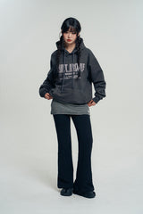 STRIPE LAYERED SWEAT SKIRT PANTS
