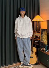 Semi-cropped hoodie 5COLOR