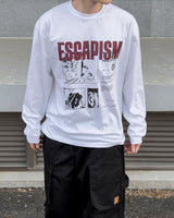 エスカングラフィックロングスリーブTシャツ