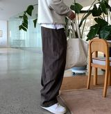 Look Wonderant 3-Layer Lengths Round Tuck Wide Banding Pants