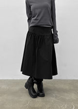 [MADE] Monier Cotton Flare Midi Skirt