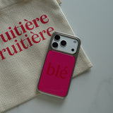 [MADE] BLÉ SILVER EPOXY PHONE CASE