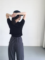 デイリークロップ半袖Tシャツ (10c)