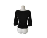 26SS★ [MADE] Oeun Round Button Three Quarter Sleeve T-Shirt