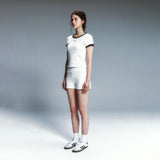 エッセンシャル コントラスト ノースリーブ White