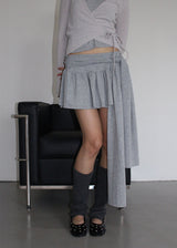 FLARE TIE SKIRT