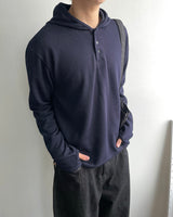Polz Rib Henley Hoodie