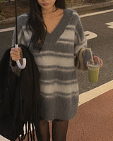 バークストライプニットウェア