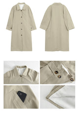 London Basic Oversized-Fit Trench Coat